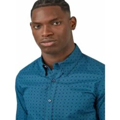 Ben Sherman Mens Big Size Circle Print Casual Cotton Long Sleeve Shirt -Ben Sherman Store ben sherman mens big size circle print casual cotton long sleeve shirt p2843 223942 image