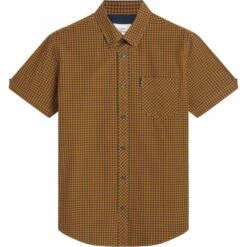 Ben Sherman Mens Big Size Signature Check Button Down Collar Casual Short Sleeve Shirt With Breast Pocket -Ben Sherman Store ben sherman mens big size signature check button down collar casual short sleeve shirt with breast pocket p3262 250701 image