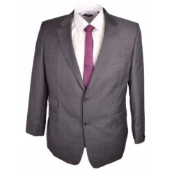 Big Size Hugo James Check Jacket