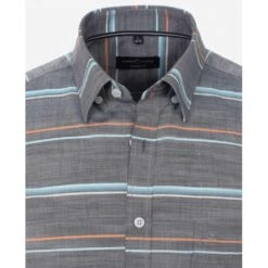 Casa Moda Horizontal Stripe Short Sleeve Shirt -Ben Sherman Store casa moda horizontal stripe short sleeve shirt p2182 182006 image