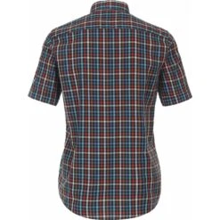 Casa Moda Mens Big Size Casual Fit Multi Colour Mini Check Short Sleeve Shirt -Ben Sherman Store casa moda mens big size casual fit multi colour mini check short sleeve shirt p3042 239388 image