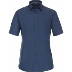 Casa Moda Mens Big Size Formal Short Sleeve Cotton Shirt