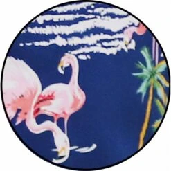 D555 Mens Big Size Durham Flamingo Print Cotton Casual Short Sleeve Shirt With Breast Pocket -Ben Sherman Store d555 mens big size durham flamingo print cotton casual short sleeve shirt with breast pocket p3158 245780 image