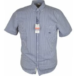 Dario Beltran Mens Big Size Candy Stripe Cotton Button Down Collar Short Sleeve Shirt -Ben Sherman Store dario beltran mens big size candy stripe cotton button down collar short sleeve shirt p2697 215646 image