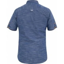 Duke Mens Big Size Textured Button Down Collar Cotton Casual Short Sleeve Shirt With Breast Pocket -Ben Sherman Store duke mens big size textured button down collar cotton casual short sleeve shirt with breast pocket p3082 242340 image