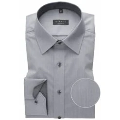 Eterna Mens Big Size Non Iron Cotton Comfort Fit Plain Formal Shirt