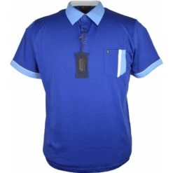 Gabicci Mens Big Size Sports Cotton Short Sleeve Polo