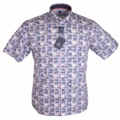 Hatico Circle Print Short Sleeve Shirt -Ben Sherman Store hatico circle print short sleeve shirt p2149 171361 image