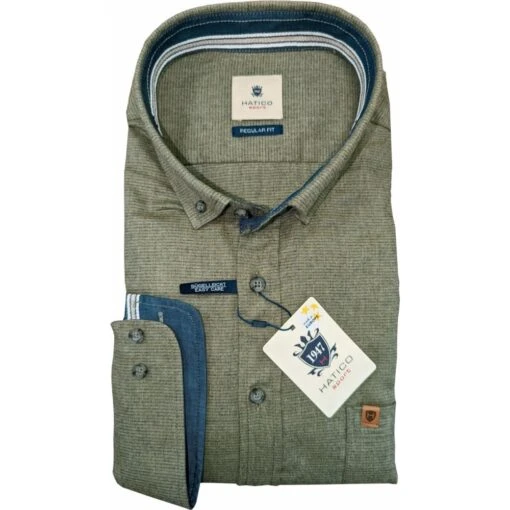 Hatico Mens Big Size Brushed Cotton Button Down Collar Casual Long Sleeve Shirt -Ben Sherman Store hatico mens big size brushed cotton button down collar casual long sleeve shirt p2922 230271 image