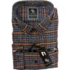 Kings Road Mens Big Size Cotton Check Button Down Collar Casual Long Sleeve Shirt With Breast Pocket -Ben Sherman Store kings road mens big size cotton check button down collar casual long sleeve shirt with breast pocket p3208 248165 image