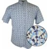 Kings Road Mens Big Size Geometric Print Casual Short Sleeve Shirt -Ben Sherman Store kings road mens big size geometric print casual short sleeve shirt p3118 243276 image