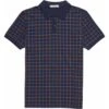 Mens Big Size Ben Sherman Tattersall Check Polo Shirt