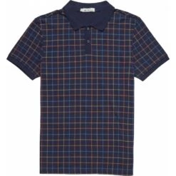 Mens Big Size Ben Sherman Tattersall Check Polo Shirt -Ben Sherman Store mens big size ben sherman tattersall check polo shirt p2802 221676 image