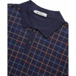Mens Big Size Ben Sherman Tattersall Check Polo Shirt -Ben Sherman Store mens big size ben sherman tattersall check polo shirt p2802 221677 image