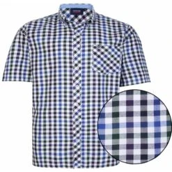 Mens Big Size Espionage Button Down Collar Check Shirt -Ben Sherman Store mens big size espionage button down collar check shirt p2855 224617 image