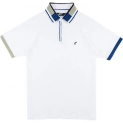 Mish Mash Mens Big Size Contrast Collar Fashion Polo