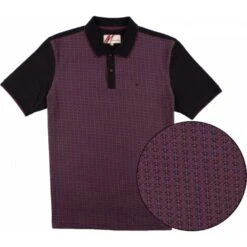 Mish Mash Mens Big Size Pattern Cotton Short Sleeve Polo