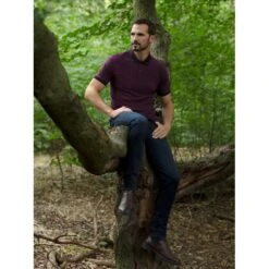 Ben Sherman Store -Ben Sherman Store mish mash mens big size plain cotton polo with patterned contrast collar and cuff p3219 247823 image