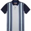 Mish Mash Mens Big Size Vertical Stripe Fashion Polo