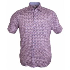 Olymp Floral Print Short Sleeve Shirt -Ben Sherman Store olymp floral print short sleeve shirt p2067 168960 image
