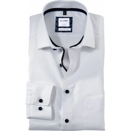 Olymp Mens Big Size Comfort Fit Pure Non Iron Egyptian Cotton Formal Shirt -Ben Sherman Store olymp mens big size comfort fit pure non iron egyptian cotton formal shirt p2608 210080 image