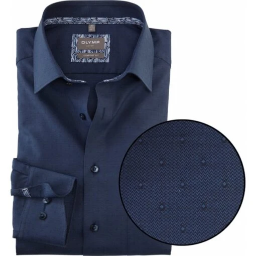 Olymp Mens Big Size Dot Pattern Egyptian Cotton Formal Long Sleeve Shirt -Ben Sherman Store olymp mens big size dot pattern egyptian cotton formal long sleeve shirt p2810 223604 image