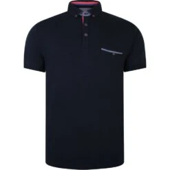 Peter Gribby Mens Big Size Button Down Collar Soft Touch Cotton Polo With Breast Pocket