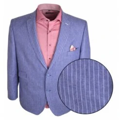 Scott Linen Mix Stripe Sports Jacket