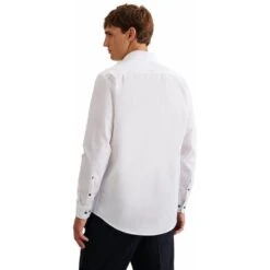 Seidensticker Mens Big Size Comfort Fit Plain Non Iron Formal Long Sleeve Shirt With Breast Pocket -Ben Sherman Store seidensticker mens big size comfort fit plain non iron formal long sleeve shirt with breast pocket p3226 248950 image